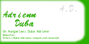 adrienn duba business card